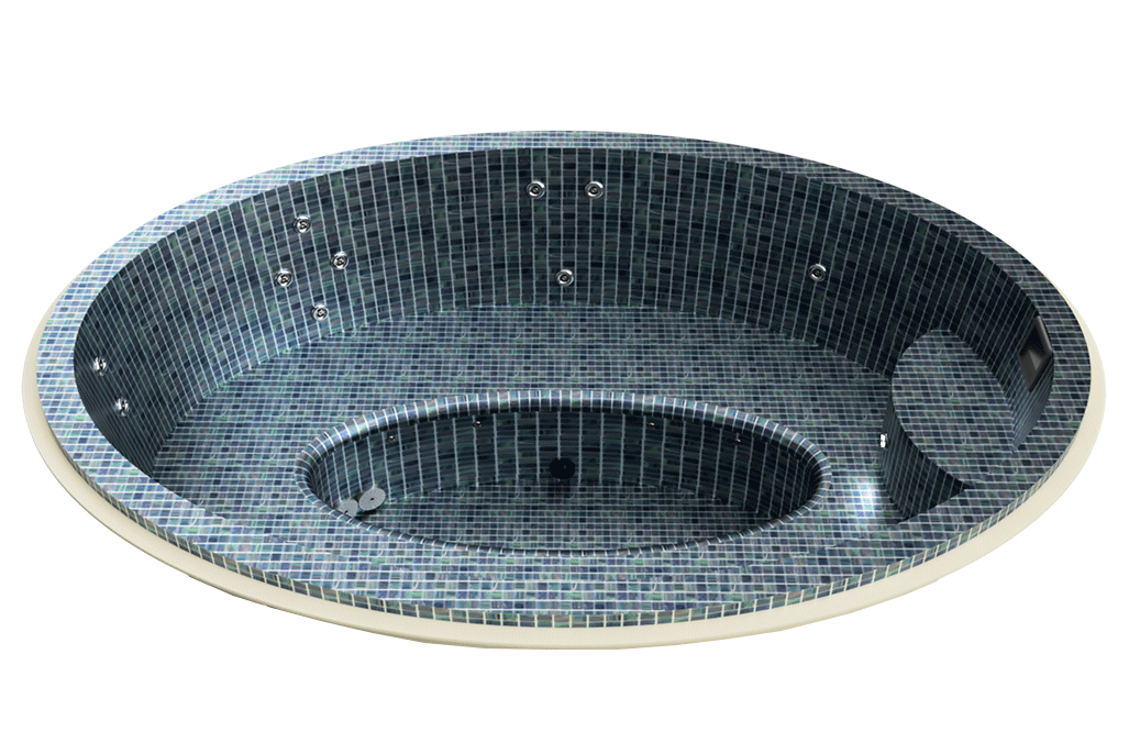 Mosaïque OVALE à skimmer