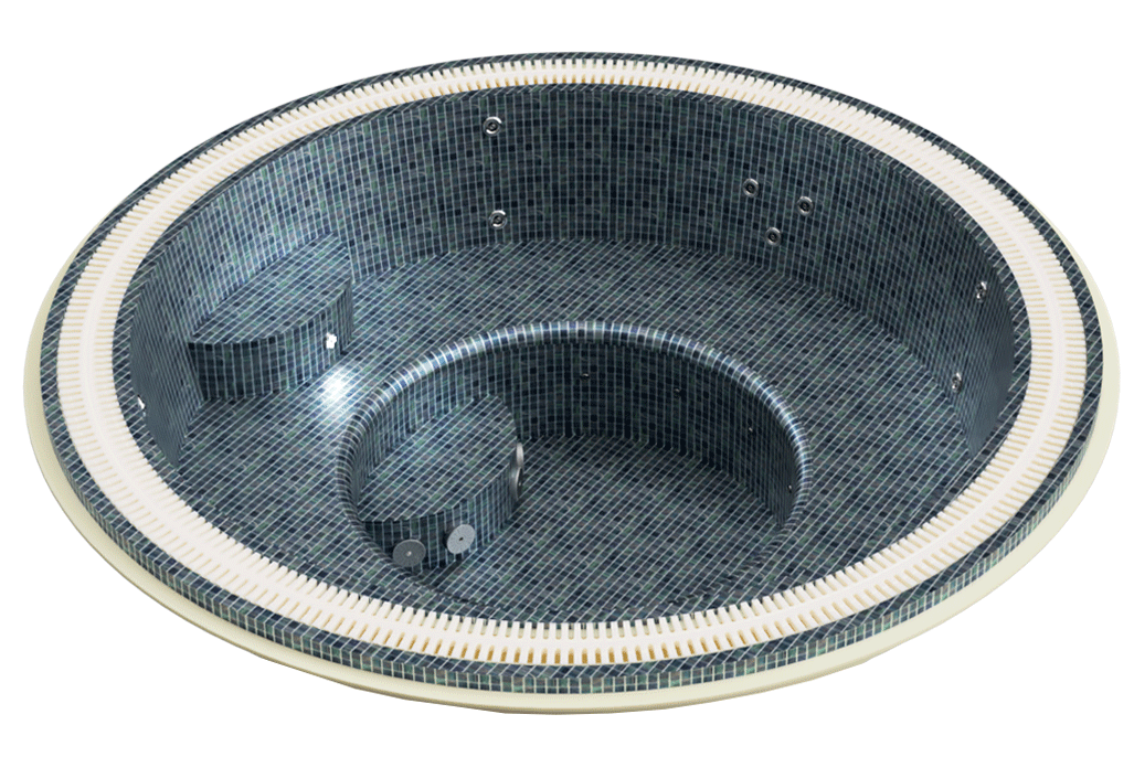 Mosaïque ROND à débordement